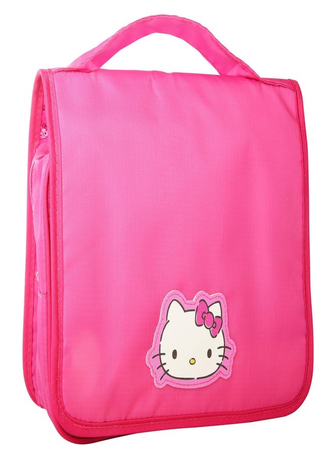 Hello Kitty Toiletry Bag, Hanging Toiletry Bag Pink, Makeup Bag, Sanrio Travel Official License - Image 1