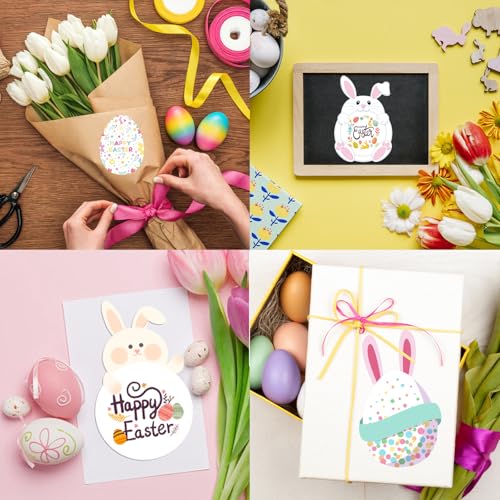 ALLTOOALL 42-Pack Happy Easter Cards for Party & Classroom, Floral Tree Themed Candy Cards, Greeting Cards Holder for School Party Favors, Craft Activities - Image 5