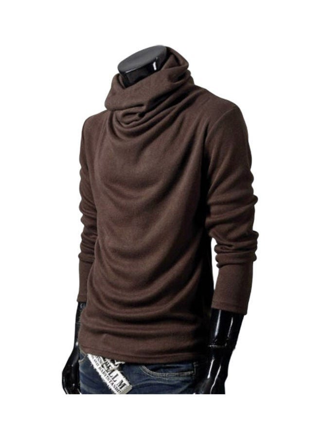NIBEMINENT - Long Sleeves Pullover Brown - Image 1