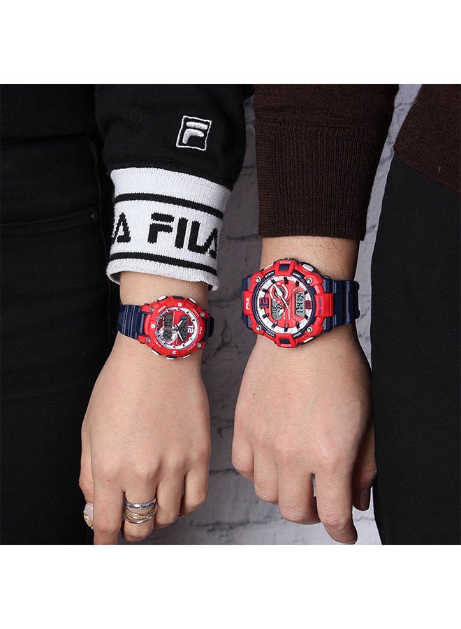 FILA Unisex Analog Round Shape Silicone Wrist Watch 38-190-002 - 38 Mm - Image 2