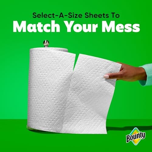 Bounty Select-A-Size Paper Towels, White, 2 Triple Rolls = 6 Regular Rolls - Image 5