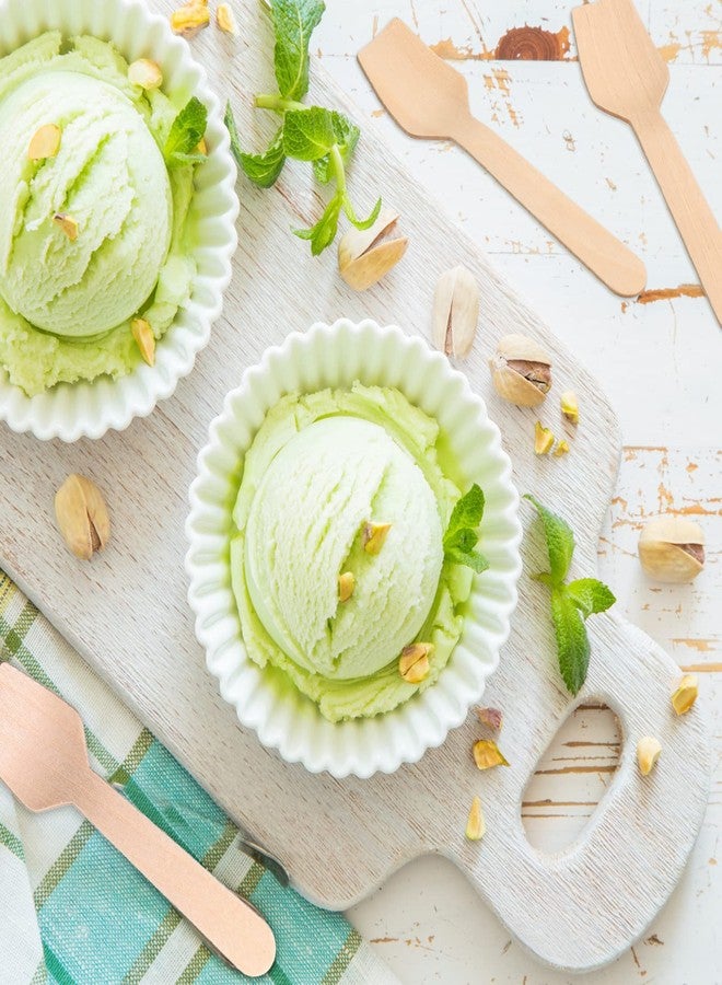 Gejoy 1500 Pcs Bulk Mini Wooden Spoons, 3.75 Inch Small Wooden Spoons Tasting Spoons Disposable Spoons for Birthday Wedding Parties, Ice Cream, Yogurt, Cake, Dessert - Image 4