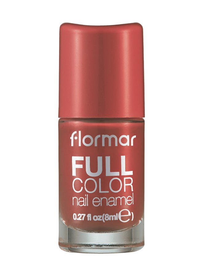 flormar Full Color Nail Enamel - FC78 Lovely Coral - Image 1
