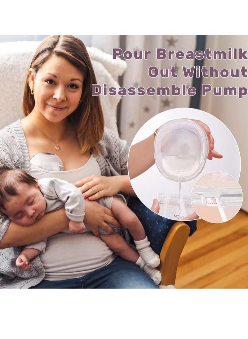 Gonice Wearable Breast Pump, Hands-Free Breast Pump with 4 Modes & 9 Levels, Double Electric Breast Pump with Display, Portable Breast Pump  - Image 4