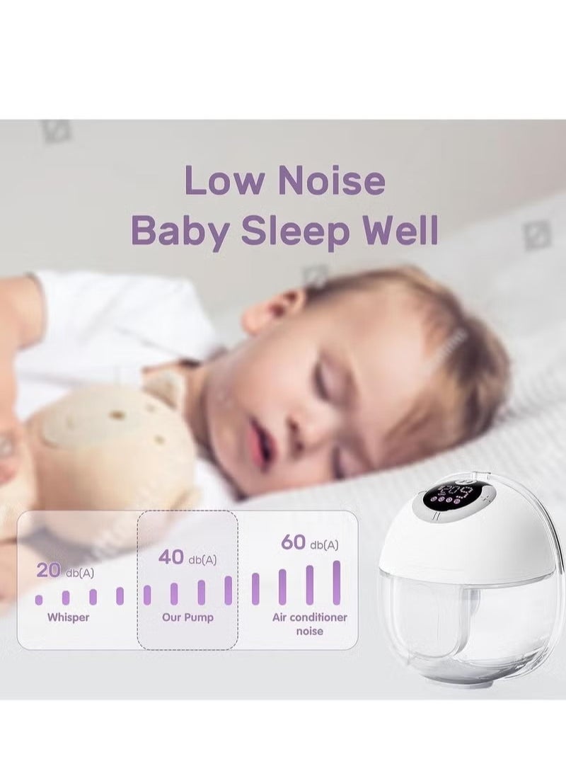 Gonice Wearable Breast Pump, Hands-Free Breast Pump with 4 Modes & 9 Levels, Double Electric Breast Pump with Display, Portable Breast Pump  - Image 2
