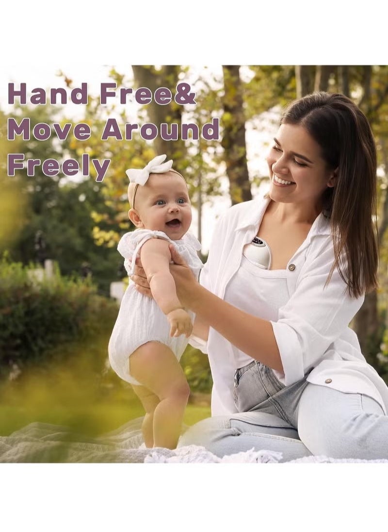 Gonice Wearable Breast Pump, Hands-Free Breast Pump with 4 Modes & 9 Levels, Double Electric Breast Pump with Display, Portable Breast Pump  - Image 3