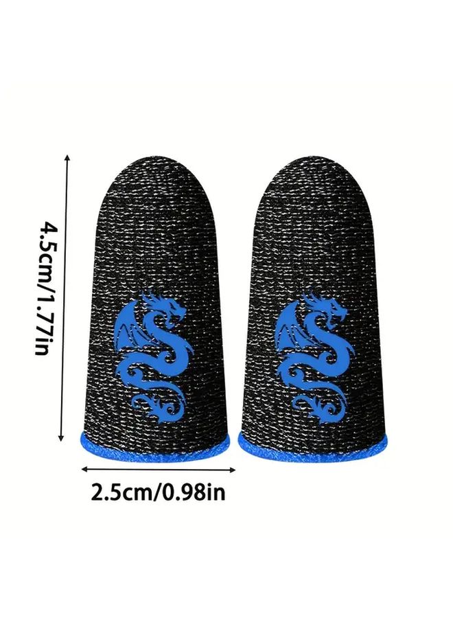 Colorful Carbon Fiber Gaming Gloves Anti Sweat Anti Slip Breathable 4 Pair Metal Box - Image 2