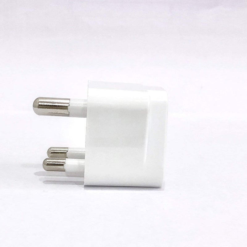 RV USA UK China More to India Type D Travel Adapter Plug Pack of 2 White Colour  - Image 3