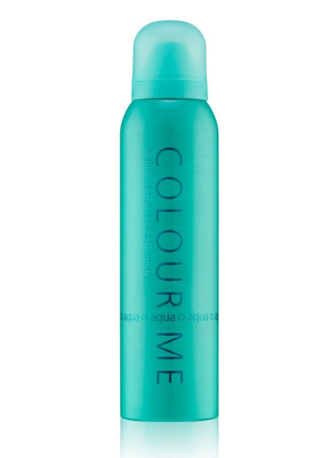 COLOUR ME AQUA WOMAN BODY SPRAY 150ML - Image 1