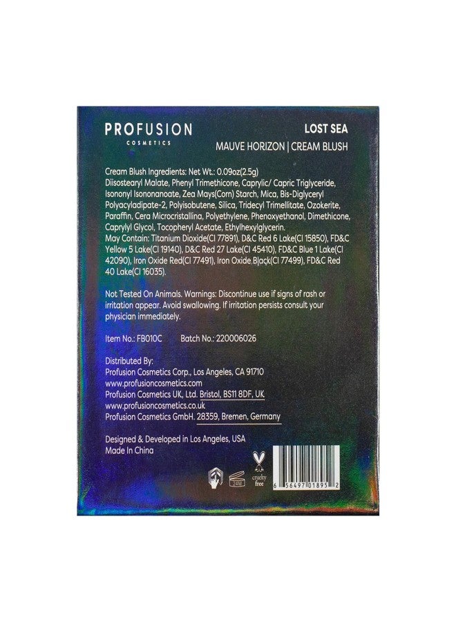Profusion Cosmetics Sea Witch Cream Blush, Channel Your Inner Siren for Mesmerizing Look, Get Mermaid Glow and Achieve Stunning Cheek Color with Sea Witch Cream Blush (Mauve Horizon, 1) - Image 3