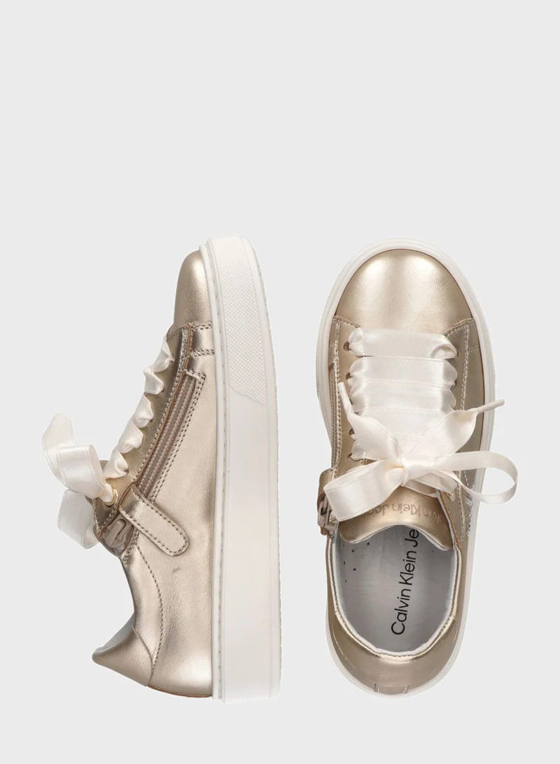 Calvin Klein Jeans Kids Lace Up Sneakers