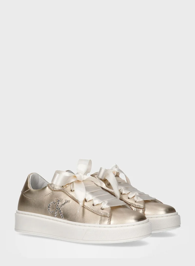 Calvin Klein Jeans Kids Lace Up Sneakers