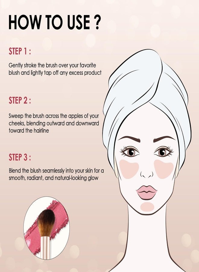 Glam 21 Glam21 Scoops All-in-One Makeup Palette- Caramel Crush,15g & Lord of the Brushes Blusher Brush | Ultra-Soft, Precision Blending Brush + Highly Pigmented Face Palette | Combo Pack Of 2 - Image 5