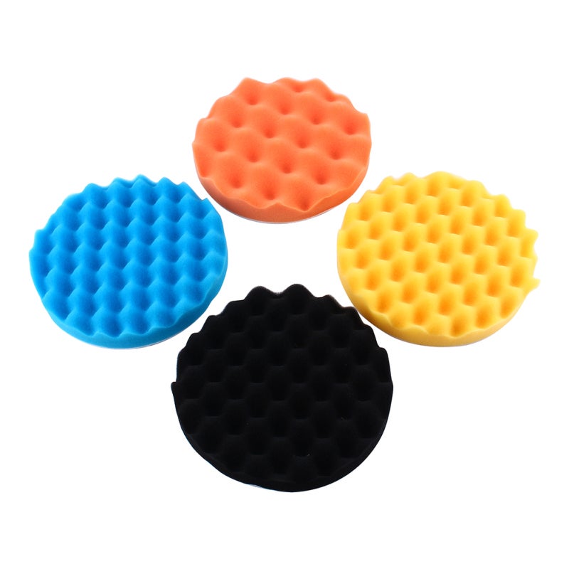 4Pcs 7 inch Car Polishing Sponge Foam Pads Buffing Wax Polisher Set - Image 5