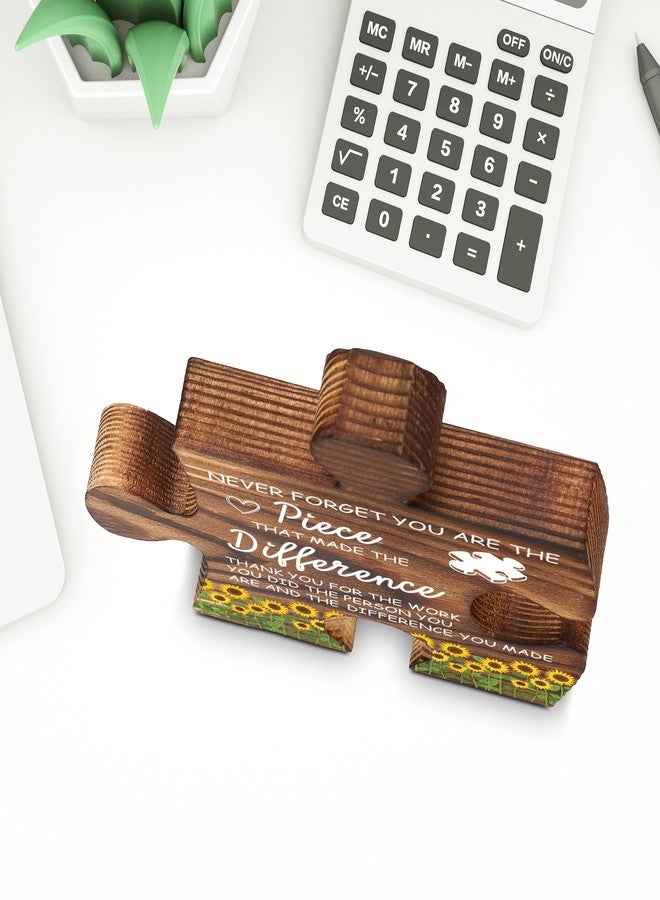 FTONENI Never Forget You are the Piece that Made the Difference Wood Puzzle Desk Decor Sign - FSE374 - Image 4