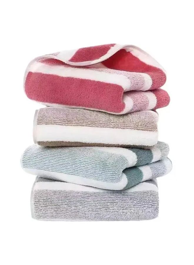 4 Pack Absorbent Striped Towel Soft Quick Dry 13.78x29.53 Inch - Image 3