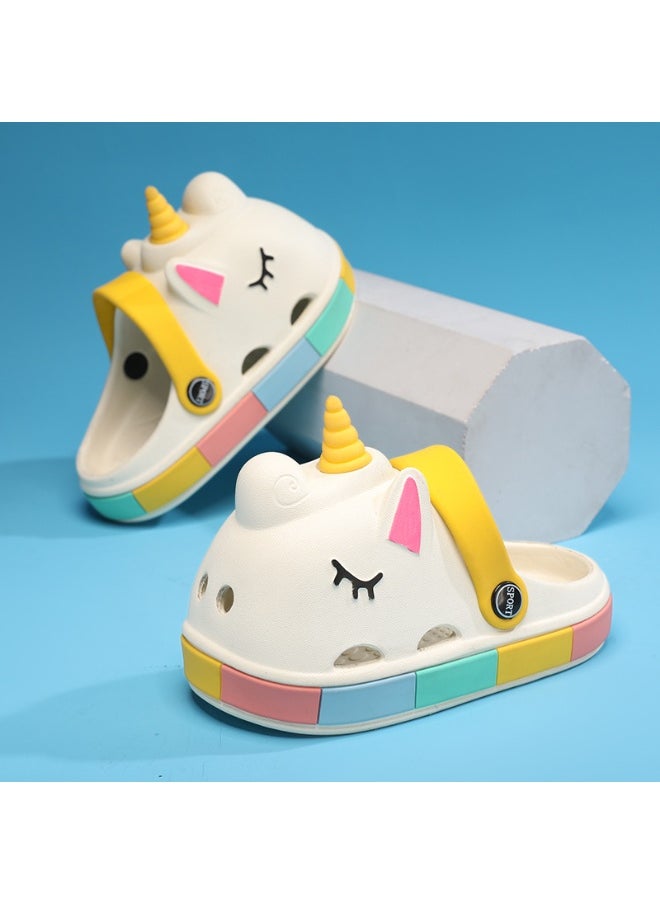 NIBEMINENT Summer Children's Sandals Indoor Home Soft Bottom Outdoor Wearable Baby Slippers Cute Beach Sandals for Girls And Boys  - Image 2