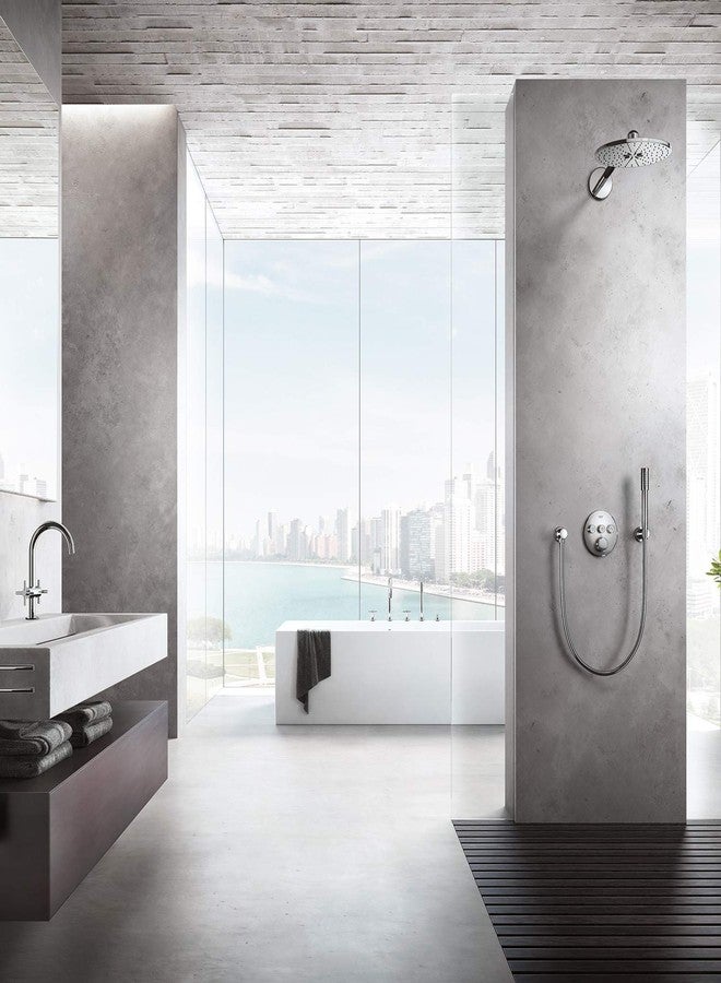 Grohe جروهي 26465000 سينا ستك دش يدوي 1.75 جالون في الدقيقة، كروم - Image 3