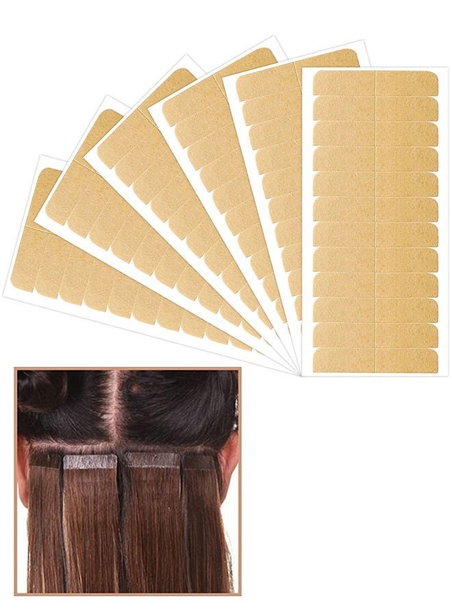 Bukela 72 Tabs Hair Extension Tape Tabs Double Sided Replacement Tape Adhesive Invisible No Residue Transparent Tapes for Hair Extensions - Image 1