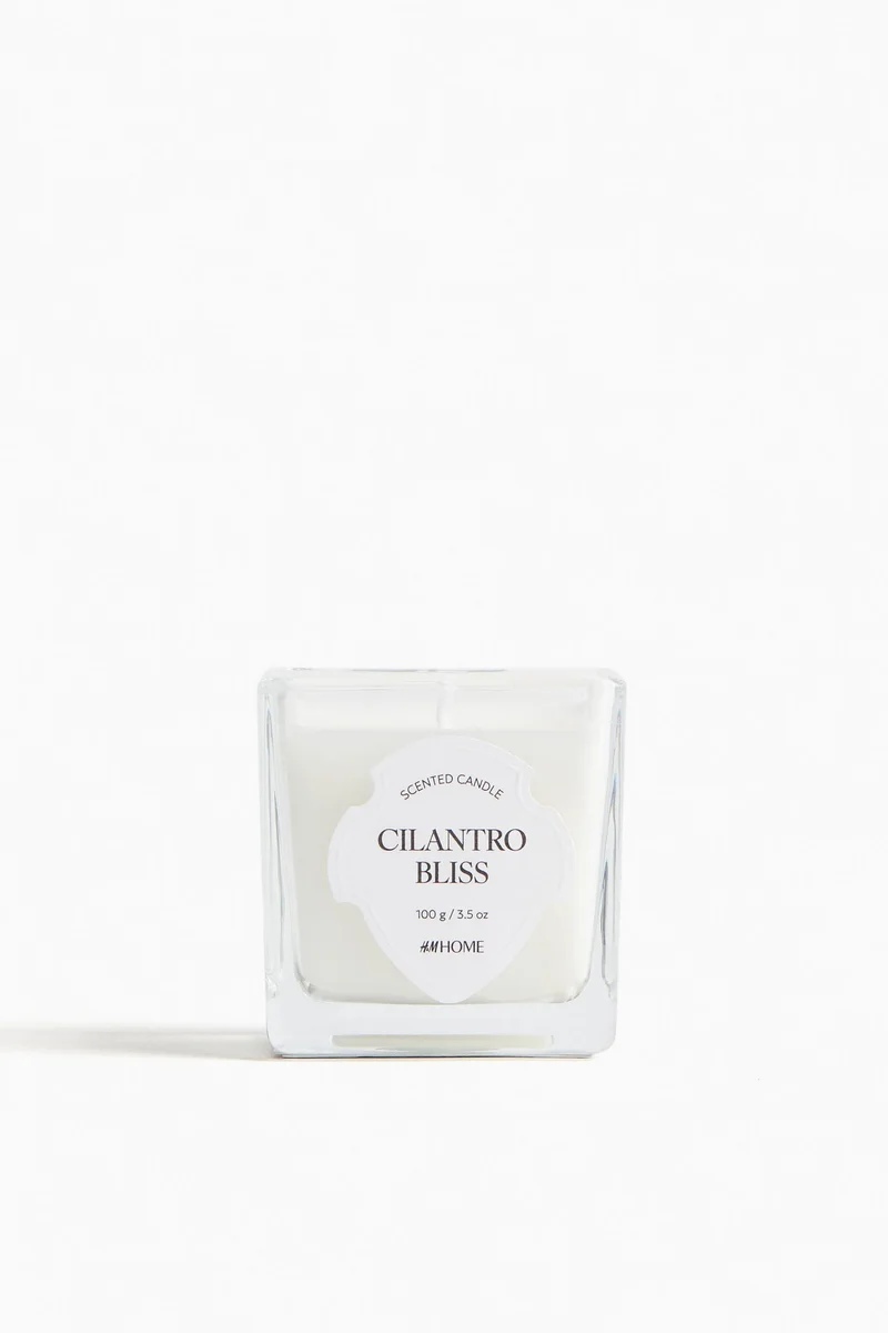 H&M Small scented candle in glass holder