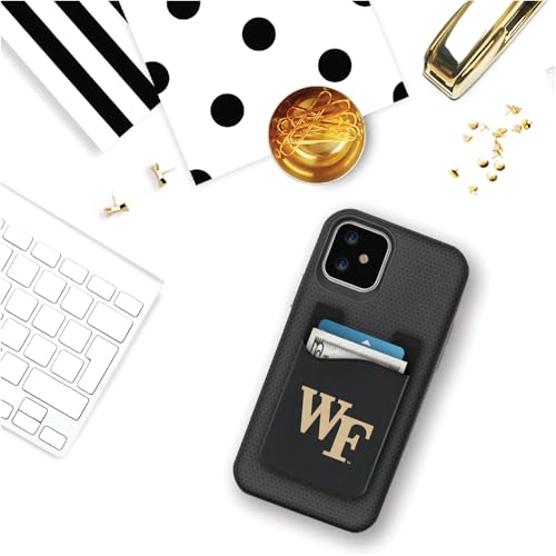 OTM Essentials Wake Forest University Faux Leather Phone Wallet Sleeves, Sleek Phone Wallet Case, Lightweight Accessories for Phones, Classic - Image 2