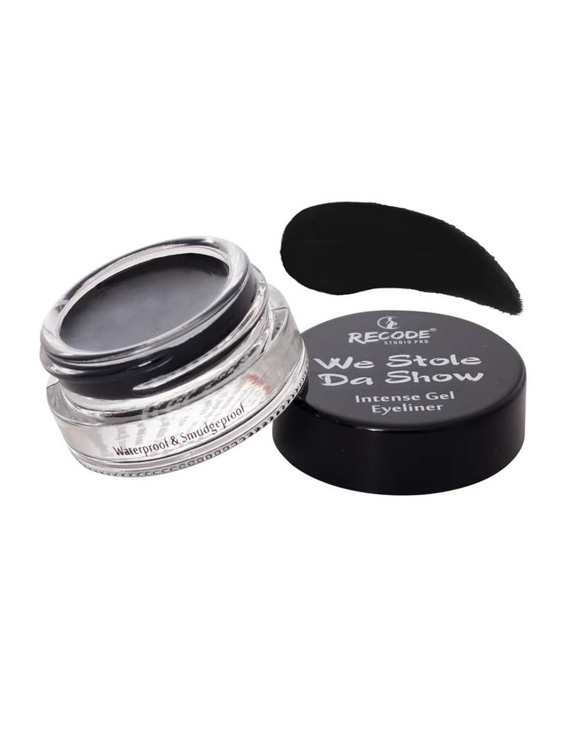 Recode Gel Eyeliner  We Stole Da Show  Black  5 Gms - Image 1