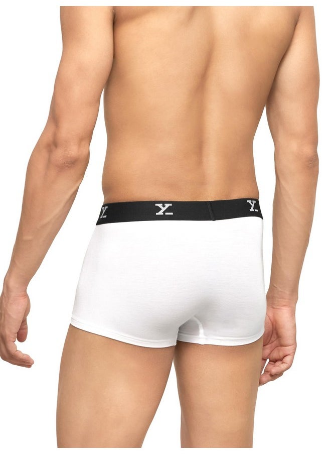XYXX XYXX Men's Modal Trunks (Pack of 1) (XYTRNK_R2_1_White_L)  - Image 2