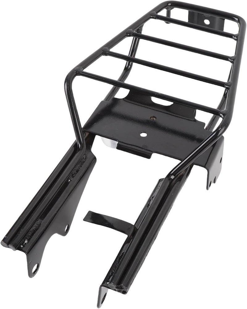 Rear Luggage Rack, Seamless Welded Iron Rack, Chrome Plating with Abrasion Proof & Bungee Cord Support, Ideal for Monkey Z50 Z50J Z50A (Black) - Image 5
