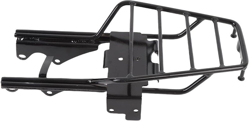 Rear Luggage Rack, Seamless Welded Iron Rack, Chrome Plating with Abrasion Proof & Bungee Cord Support, Ideal for Monkey Z50 Z50J Z50A (Black) - Image 2