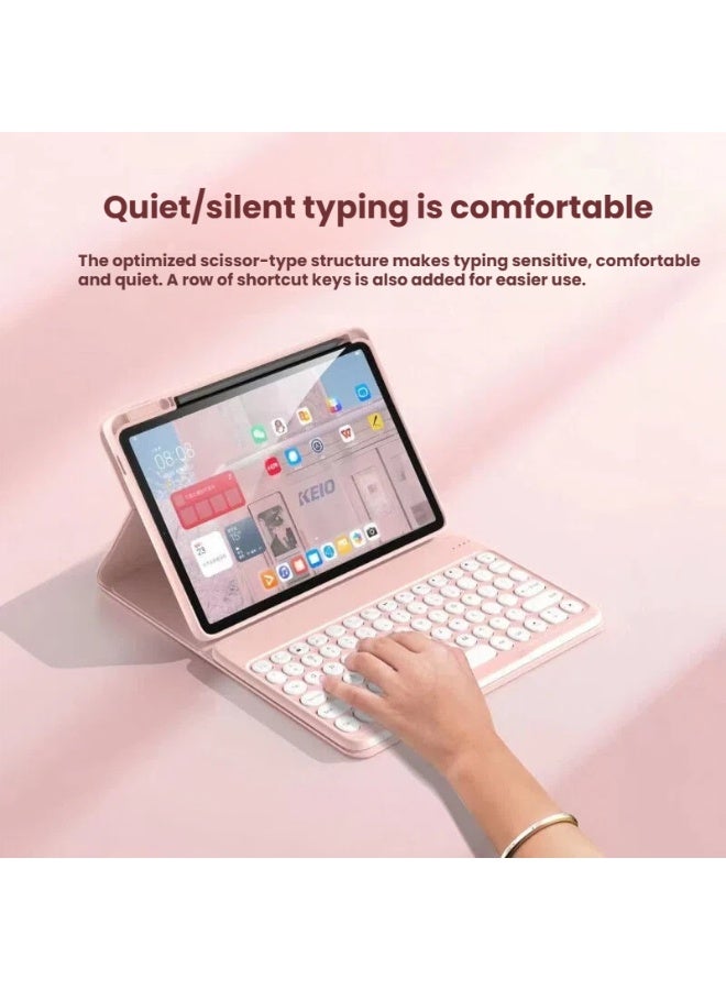 iPad Pro 12.9-inch 2024 Case with Magnetic Detachable Keyboard Touchscreen Keyboard Pencil Slot 2-in-1 Design for Laptop-Like Productivity Stylish Protection - Image 4