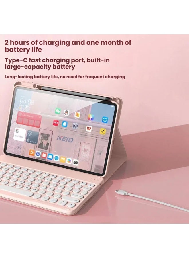 iPad Pro 12.9-inch 2024 Case with Magnetic Detachable Keyboard Touchscreen Keyboard Pencil Slot 2-in-1 Design for Laptop-Like Productivity Stylish Protection - Image 5