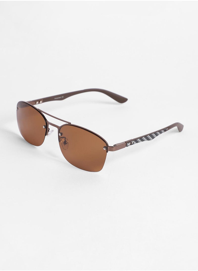 Haute Sauce Full Rim Aviator Sunglasses  - Image 5