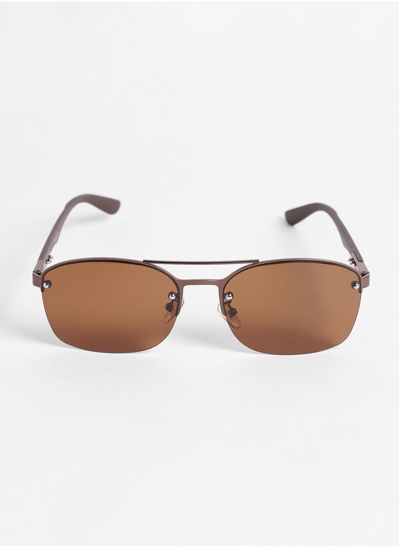 Haute Sauce Full Rim Aviator Sunglasses  - Image 4