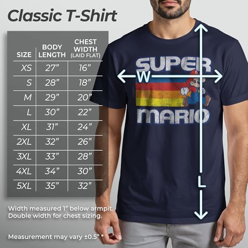 Nintendo Men's Fast Lane T-Shirt, 2X-Large, Navy - Image 2