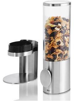 Adhoc AdHoc CS11 DEPOSITO Cereal Dispenser, Cereal Storage/Container, Stainless Steel/Acrylic, Removable Stand, (H)425mm x (D)150mm | Clear/Silver  - Image 3
