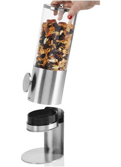 Adhoc AdHoc CS11 DEPOSITO Cereal Dispenser, Cereal Storage/Container, Stainless Steel/Acrylic, Removable Stand, (H)425mm x (D)150mm | Clear/Silver  - Image 2