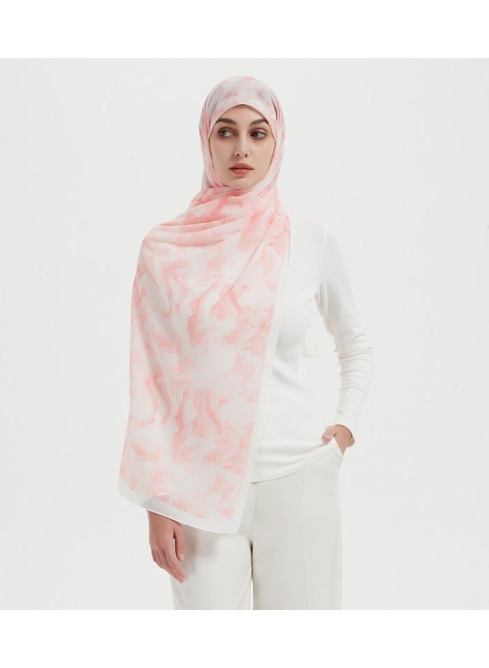 ShineShe New Graffiti Print Headscarf Fashion Women Chiffon Scarf - Image 2