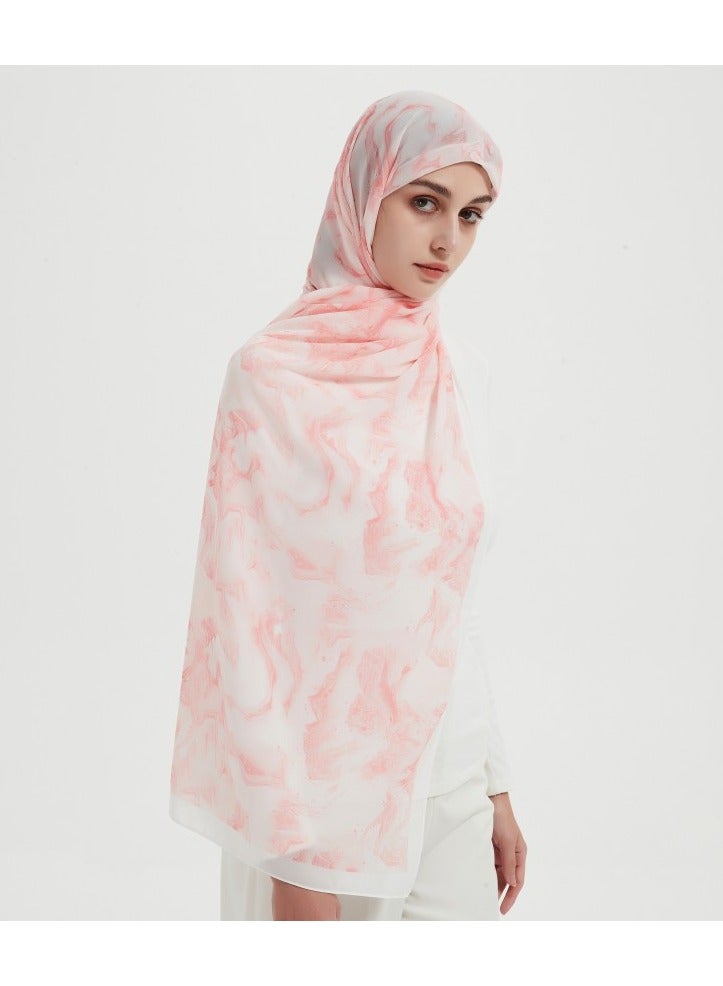 ShineShe New Graffiti Print Headscarf Fashion Women Chiffon Scarf - Image 4