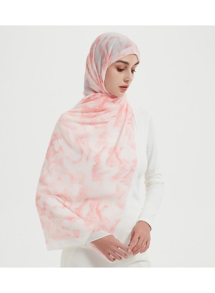 ShineShe New Graffiti Print Headscarf Fashion Women Chiffon Scarf - Image 5