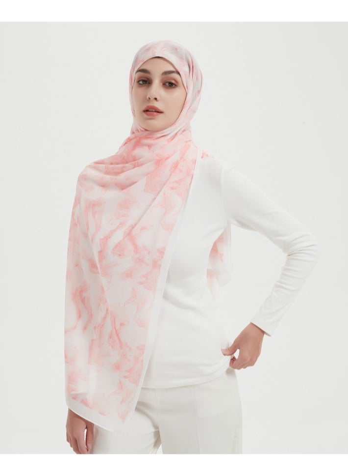 ShineShe New Graffiti Print Headscarf Fashion Women Chiffon Scarf - Image 1