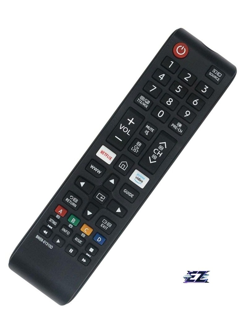 ELTRAZONE Samsung BN59-01315D Replacement Remote Control for Samsung 4K Ultra HD LED Smart TVs – Compatible with BN59-01315B, BN59-01315J, BN59-01315E, BN59-01312D, BN59-01312L, BN59-01312E, BN59-01312K, BN59-01312M, BN59-01312F – Includes Battery - Image 2