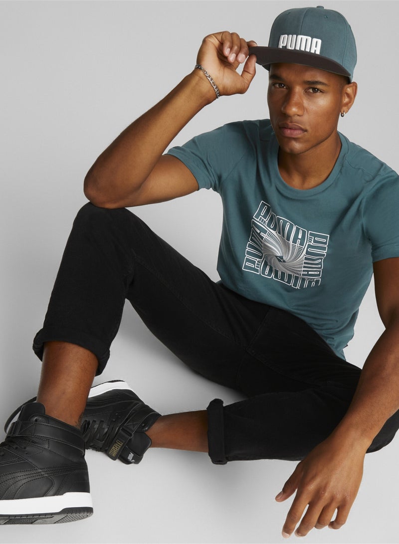 PUMA Reflective Graphic Mens Shortsleeve T-shirt  - Image 4
