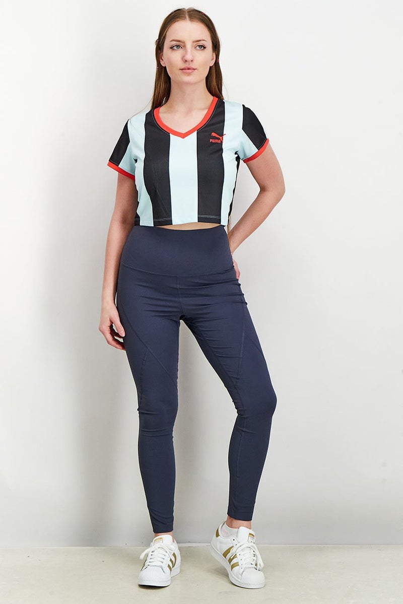 PUMA Women Sportswear Fit Short Sleeves Training Top, Multicolor - Image 2