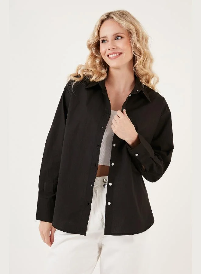 Lela Lela Oversize 100% Cotton Poplin Shirt Women's SHIRT CF21S163867