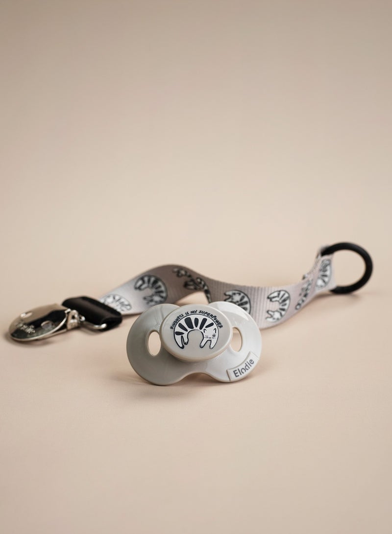 Elli Junior Elodie Details -  Pacifier Clip - Kindness Cat - Image 3