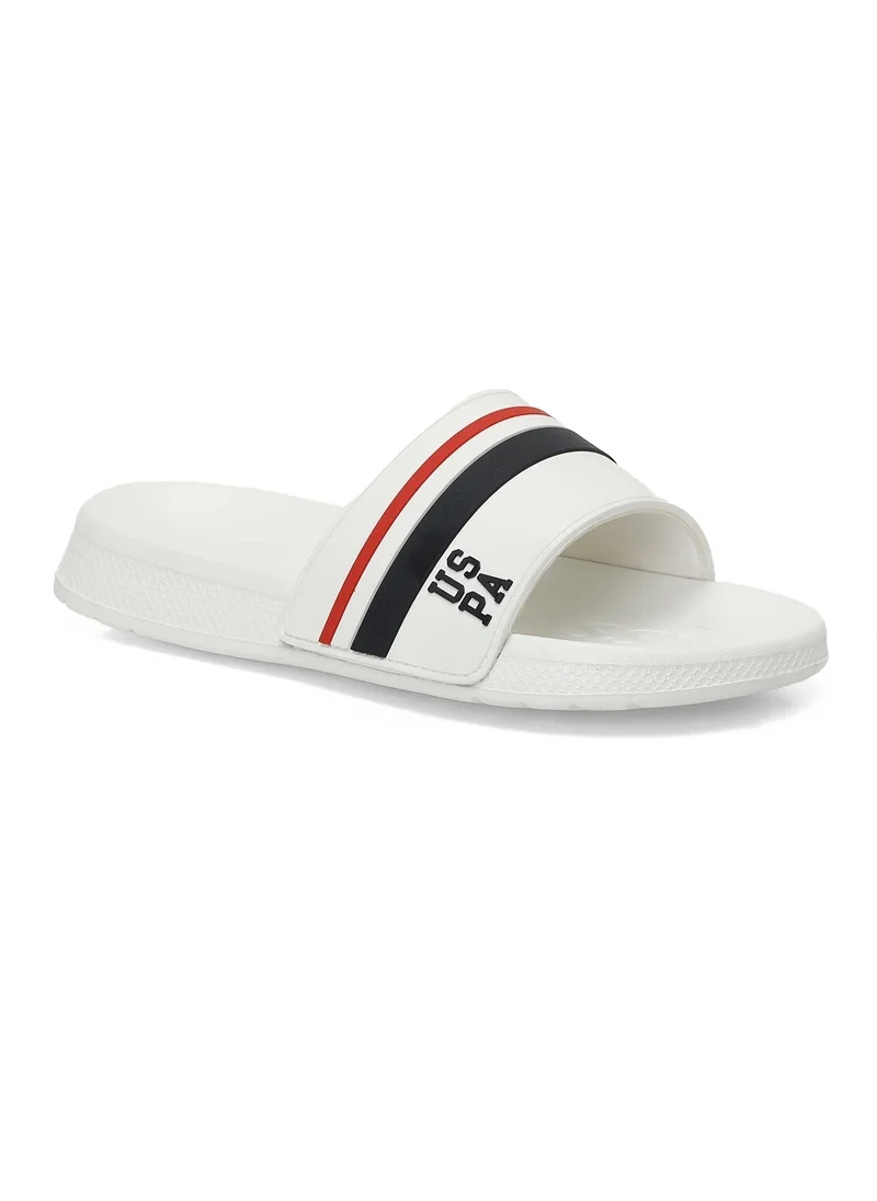 U.S. Polo Assn. Rona 5fx White Men's Slippers