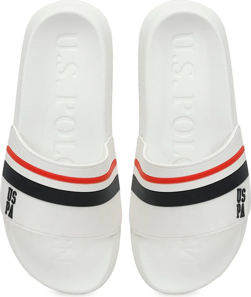 U.S. Polo Assn. Rona 5fx White Men's Slippers