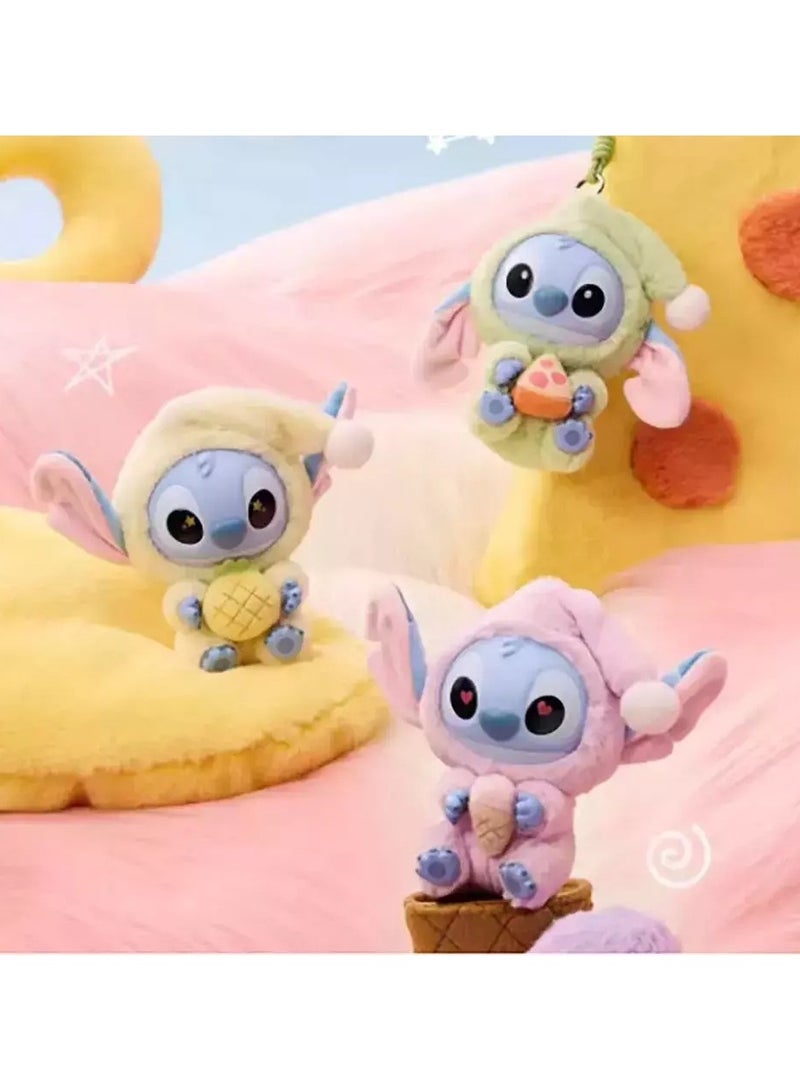 STITCH Twin Pack of Stitch “Eat Something Before Sleep” Plush Toy Surprise Blind Box Collectible - Image 4