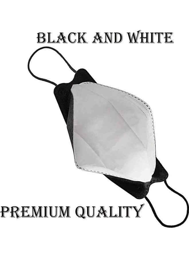 NIBEMINENT Pack Of 10 N95 Disposable Particulate Respiratory Face Mask With 4-Piece Wet Wipes - Image 4