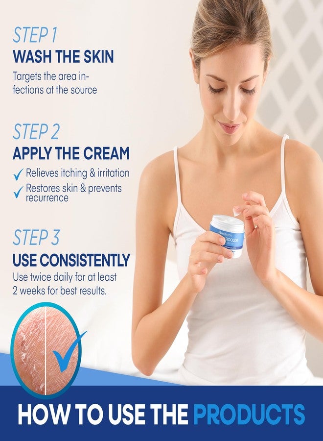Hermon Tinea Versicolor Treatment Cream:Multi-Functional Clinically Proven 1% Clotrimazole Cream for Athlete's Foot, Tinea Versicolor, Jock Itch, Ringworm - Image 5